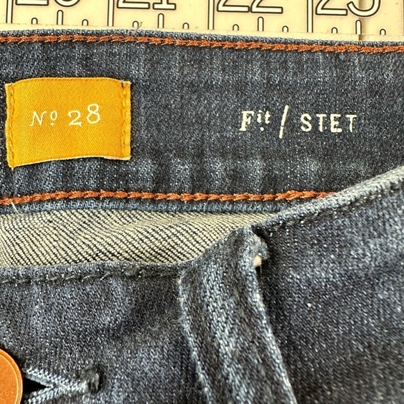 Anthropologie Pilcro Stet Patchwork Cuff Jeans Size 28 - Picture 5 of 12